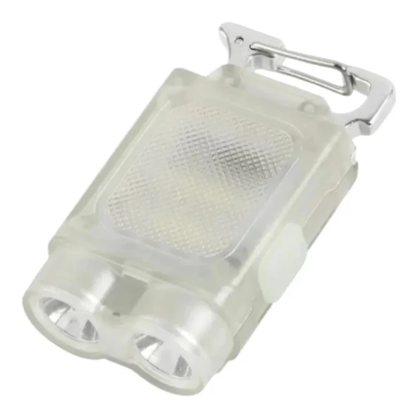 V15 Edc El Feneri 1200lm Anahtarlık Işık Tip-c Şarj Edilebilir Taşınabilir Mini Torch Mıknatıs Klips Ile Kamp Cep Fener ürün görseli 1