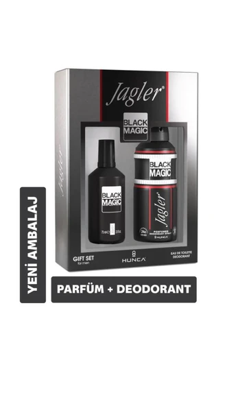 Jagler Black Magic 75 Edt + 150 Ml Deodorant Erkek Parfüm Set ürün görseli 1