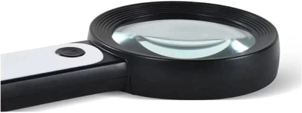 30x 12ışıklı Büyüteç Taşınabilir Çıft Katmanlı Optik Cam Okuma Büyüteç 229018 - Resim 4