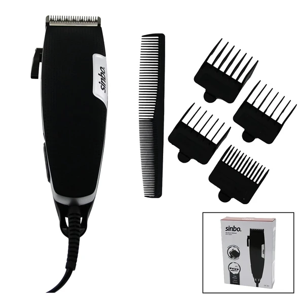 KABLOLU FİŞLİ  SAÇ SAKAL KESME TRAŞ MAKİNESİ  KOLLU TARAK AYARI  SHC-1901 (5365) ürün görseli 1