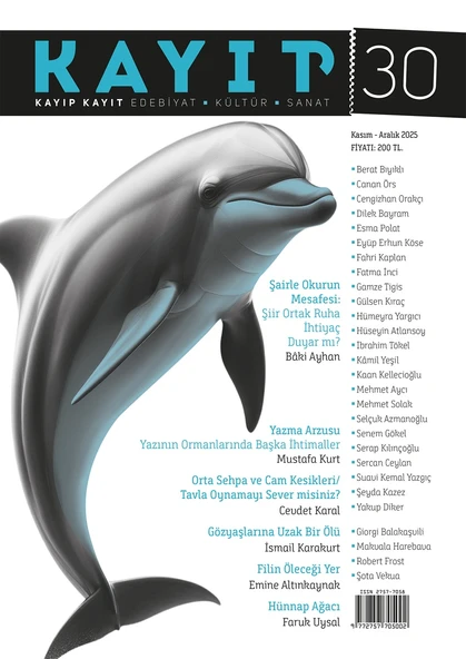 Kayıp Kayıt Dergi 30.Sayı Kasım-Aralık 2025 ürün görseli