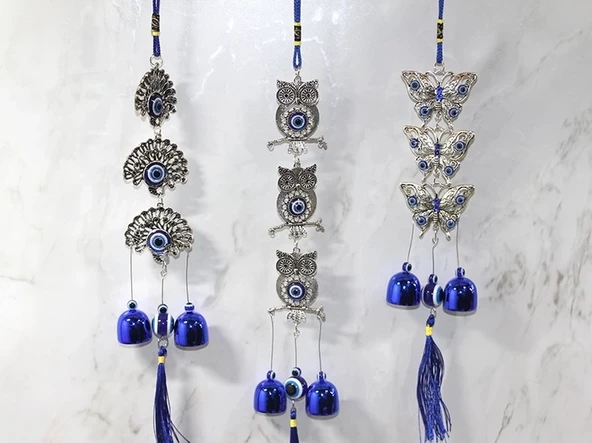 Metal Nazar Boncuğu Çan Alk3502 ürün görseli 1