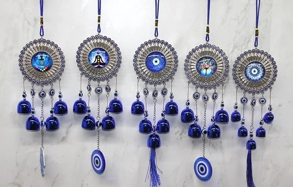 Metal Nazar Boncuğu Çan Alk3491 ürün görseli 1