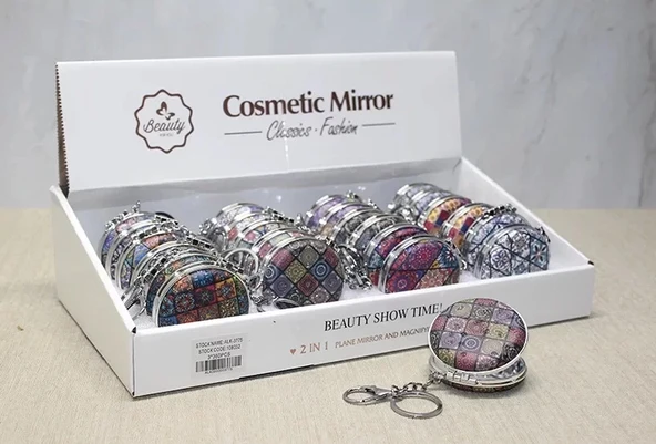 Taşlı El Aynası Anahtarlık Alk3775 ürün görseli 1