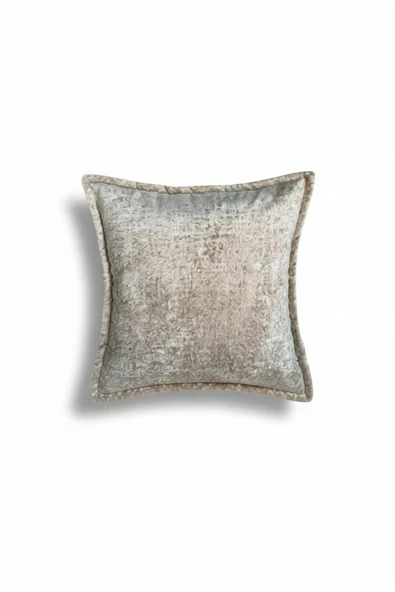 VISIONARIO Kırlent İthal Kadife Kumaş - 45x45cm Yumuşak Dokulu Dekoratif Özel Tasarım Kırlent Kılıfı - S01 ürün görseli 1