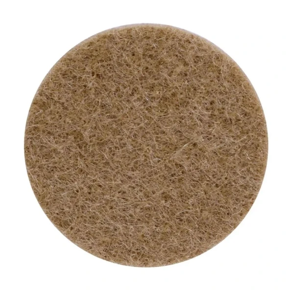 Yapışkanlı Yuvarlak Keçe Masa Sandalye Parke Zemin Ayak Koruyucu Kaydırmaz Keçesi 35 mm (18'Lİ PAKET) - Resim 5