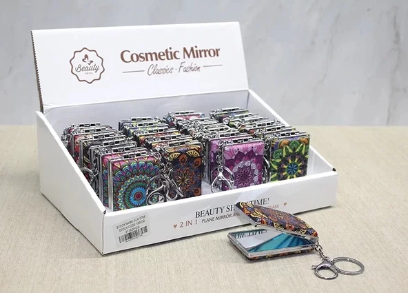 Taşlı El Aynası Anahtarlık Alk3768 ürün görseli 1