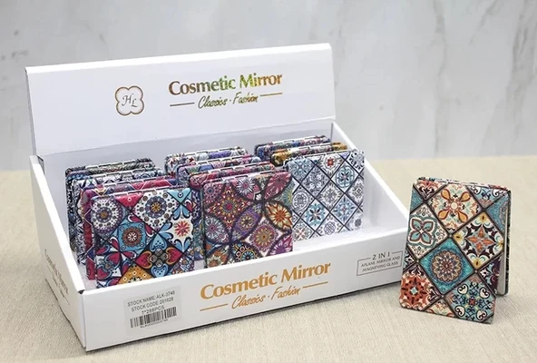 Taşlı El Aynası Dikdörtgen İnce Alk3746 ürün görseli 1