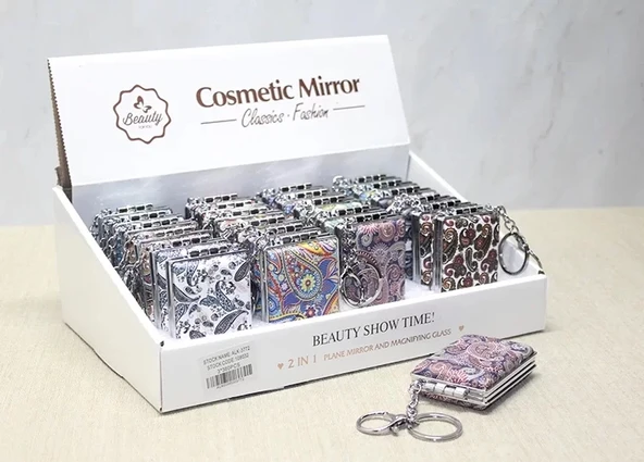 Taşlı El Aynası Anahtarlık Alk3772 ürün görseli 1