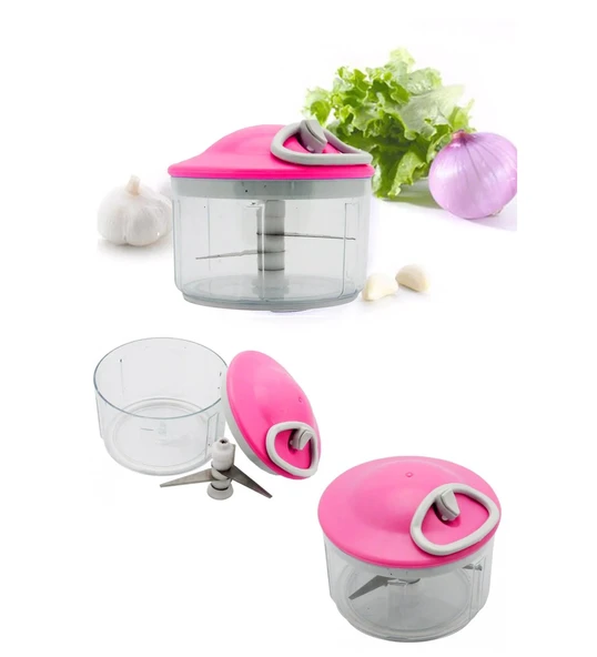 İpli Çekmeli 3 Bıçaklı Pratik El Rondosu (5365) - 4