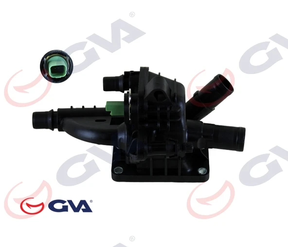 GVA 5143225 TERMOSTAT KOMPLE 83C P207-P208-P301-P308-P508-PARTNER-BERLINGO-C3-C4-C5-DS3-C-ELYSEE 1.6HDİ 9684588980-1336.AX ürün görseli 1