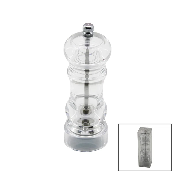 BÜYÜK   ŞEFFAF MİKA KRİSTAL PLASTİK  BAHARAT ÖĞÜTÜCÜ (5365) ürün görseli