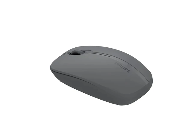 Philips SPK7418G/38 Dual Mod 2.4 GHz + Bluetooth 1600DPI 3 Tuşlu Sessiz Optik Mouse Gri - Resim 2