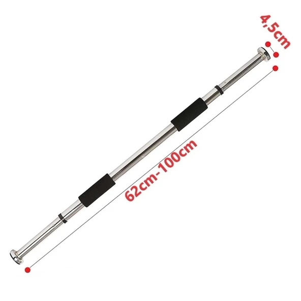 Kapı veya Koridora Takılıp Ayarlanabilen Demiri Barfiks Aleti Kapı Barfiksi (5365) - Resim 5