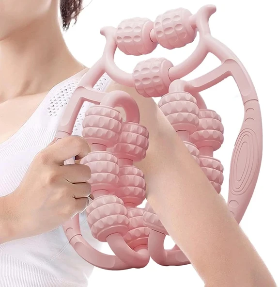 15 Tekerlekli Bacak Boyun Kol Masaj Aleti (5365) - Resim 4