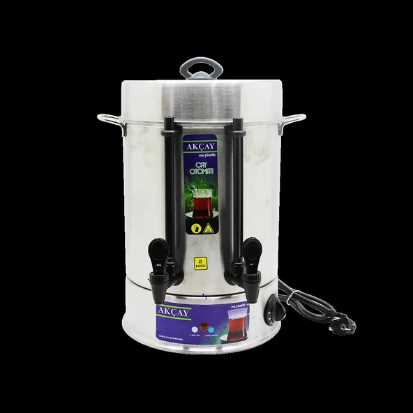 ÇAY OTOMATI 40 BARDAK SEMAVER ELEKTRİKLİ ÇAY MAKİNESİ ( MARKA DEĞİŞKENLİK GÖSTEREBİLİR ) (5365)