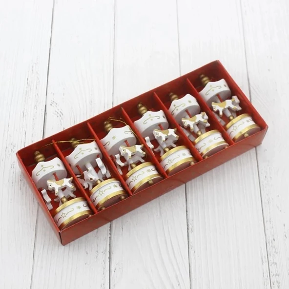 Dekoratif 6&039lı Beyaz Mini Atlı Karınca ürün görseli