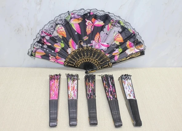 Plastik Renkli Yelpaze Alk3572 ürün görseli 1