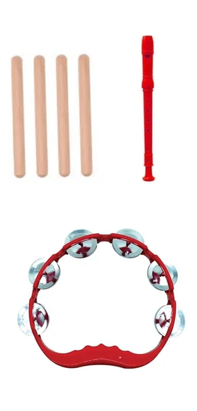 Anaokulu Örf Ritim Müzik Aletleri Seti - 2