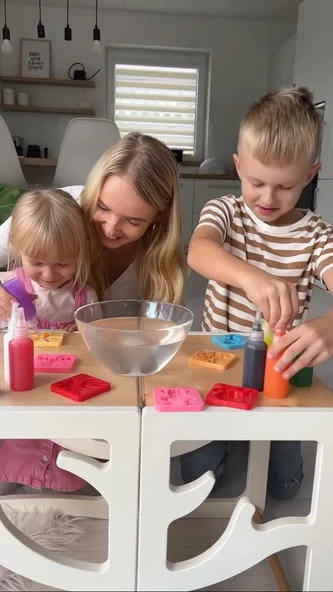 Magic Water Elf Aqua Gel Sihirli su oyuncak seti 5 renk jel şişe 6 kalıp - Resim 5