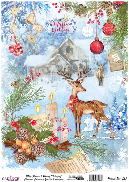 Cadence Pirinç Dekopaj Kağıdı Model - 757 ürün görseli