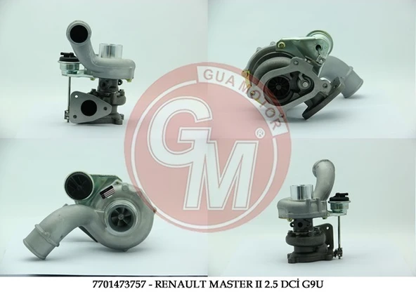 GUA 40415 TURBO ŞARJ RENAULT MASTER II 2.5 DCİ G9U 110BG 120BG 7701473757-7711134973 ürün görseli