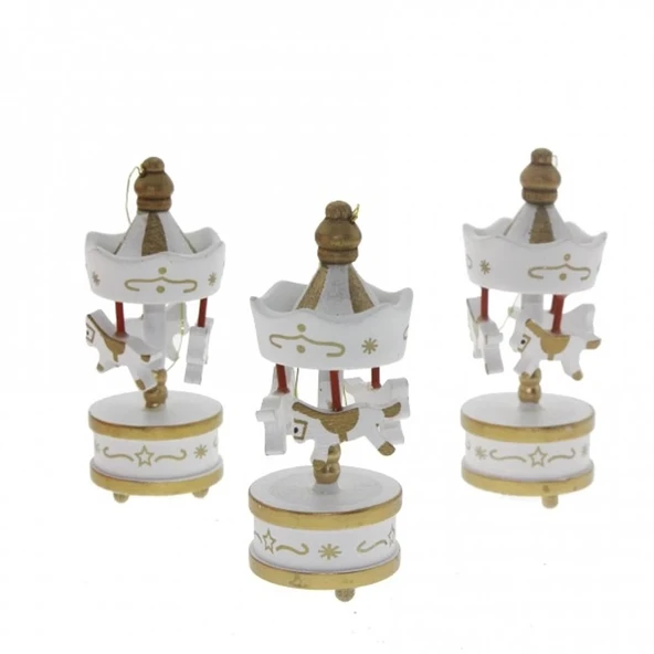 Dekoratif 6&039lı Beyaz Mini Atlı Karınca - Resim 2