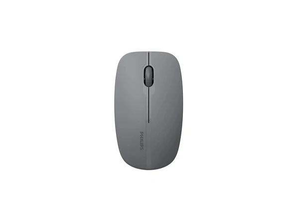 Philips SPK7418G/38 Dual Mod 2.4 GHz + Bluetooth 1600DPI 3 Tuşlu Sessiz Optik Mouse Gri ürün görseli 1