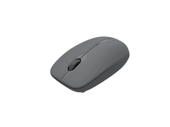 Philips SPK7418G/38 Dual Mod 2.4 GHz + Bluetooth 1600DPI 3 Tuşlu Sessiz Optik Mouse Gri - Resim 3