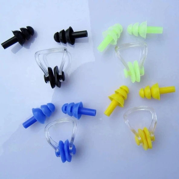 Silikon Su Geçirmez Kulak  Burun Tıkacı - Resim 4