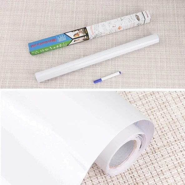 Yapışkanlı Beyaz Yazı Tahtası - Resim 2