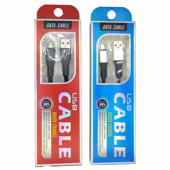 30 Cm Micro Kısa PowerBank Kablosu Metal Başlık Hızlı Usb ürün görseli 1