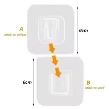 Kendinden Yapışkanlı Çift Taraflı Askı - Resim 2