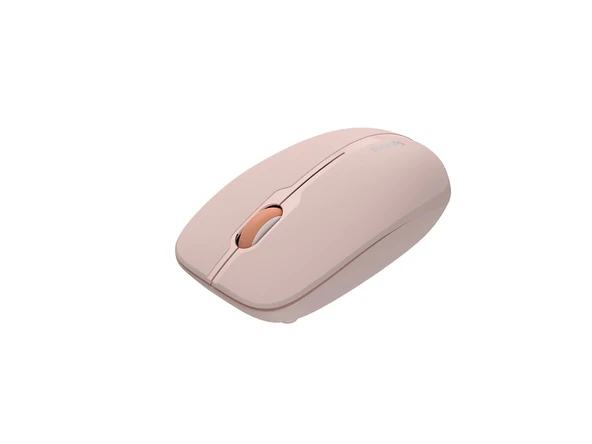 Philips SPK7418P/38 Dual Mod 2.4 GHz + Bluetooth 1600DPI 3 Tuşlu Sessiz Optik Mouse Pembe - Resim 3