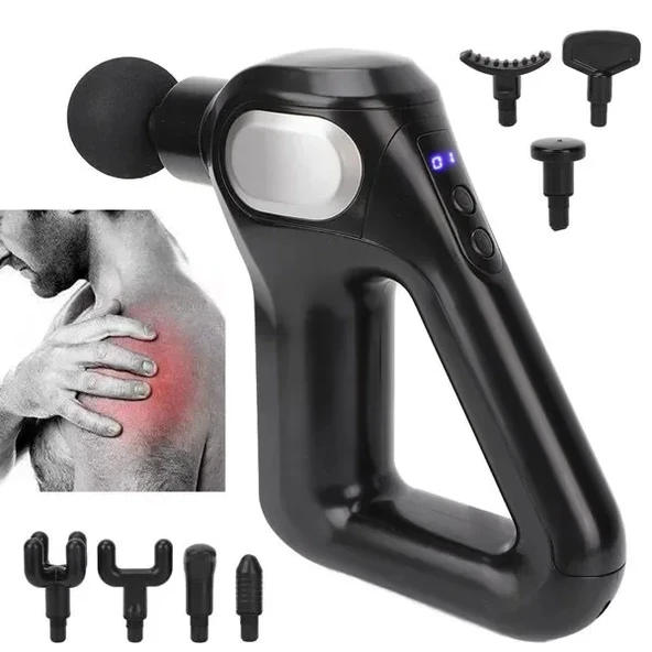 Gri LCD Sporcu Egzersiz Masaj Aleti 8 Başlıklı KH-750 (5365) ürün görseli