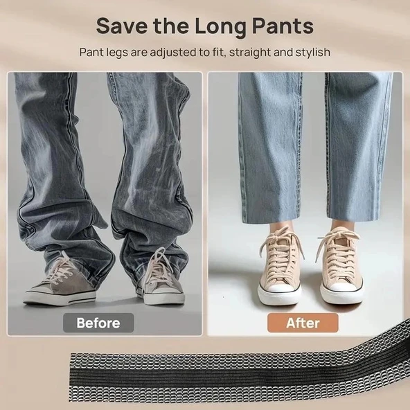 Kendinden Yapışkanlı Pantolon Kıvırma Şeridi - Resim 8