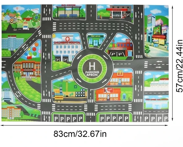 Çocuk Oyun Matı (mutlu Şehir Hayatı) - Resim 4