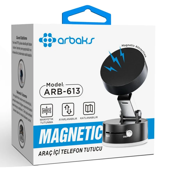 Manyetik Araç Telefon Tutucu Arbaks ARB-613 ürün görseli