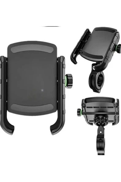 Bst3 Motosiklet Gidon Ve Ayna Bağlantılı Motor Ve Bisiklet Uyumlu Telefon Tutucu - Resim 3