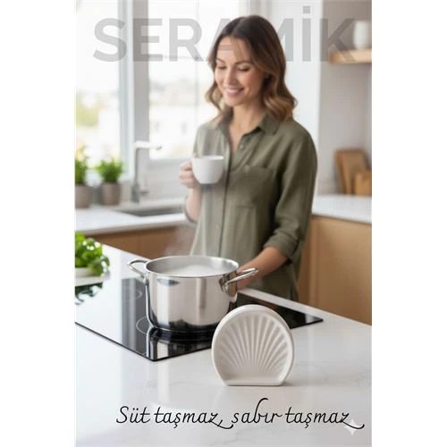 Süt Taşırmaz Seramik – Seramik Süt Taşı - Kaynamayı Önleyen Akıllı Mutfak Yardımcısı