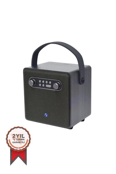 Bts-1688 Yeşil Mikrofonlu Karaoke Bluetooth Hoparlör - Resim 3