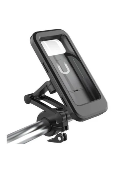 Gidon Bağlantılı Su Geçirmez Mıknatıslı Motorsiklet Telefon Tutucu ürün görseli 1