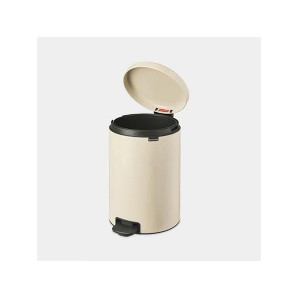 Brabantia Çöp Kutusu 20 Litre Newicon Pedallı Mat Bej 149948 - Resim 5