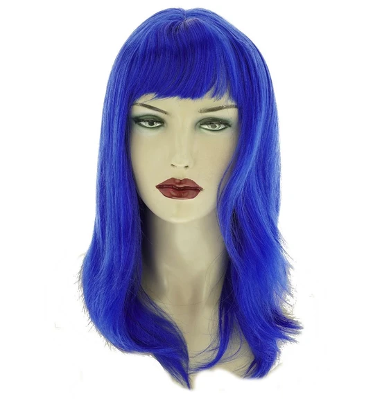 Mavi Renk Uzun Parti Peruğu (5365) ürün görseli 1