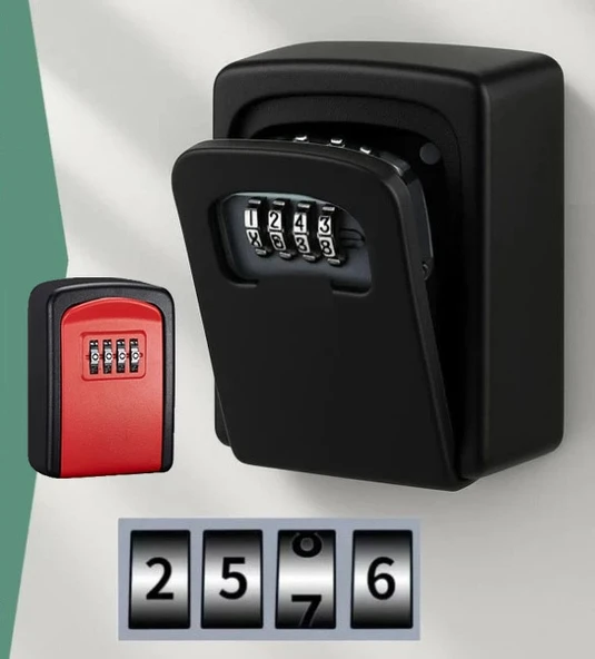 Şifreli Anahtar ve Eşya Saklama Güvenlik Kasası (5365) ürün görseli