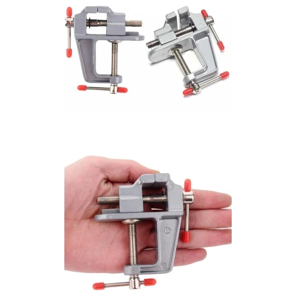 Mini Masa Tezgah Hobi Mengenesi Sabitleme Sıkıştırma Aparat 30 mm (5365) - Resim 4