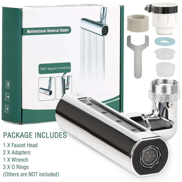 Mutfak Musluğu Püskürtme Başlığı 4in1 (5365) - Resim 4