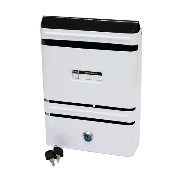 METAL BEYAZ POSTA KUTUSU (5365) ürün görseli 1