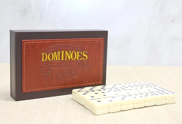 Deri Kutulu Domino Oyunu Alk4217 ürün görseli