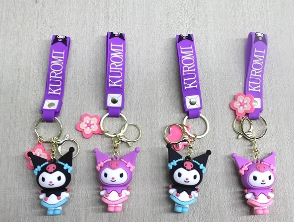 Kuromi Silikon Anahtarlık Alk4259 ürün görseli 1